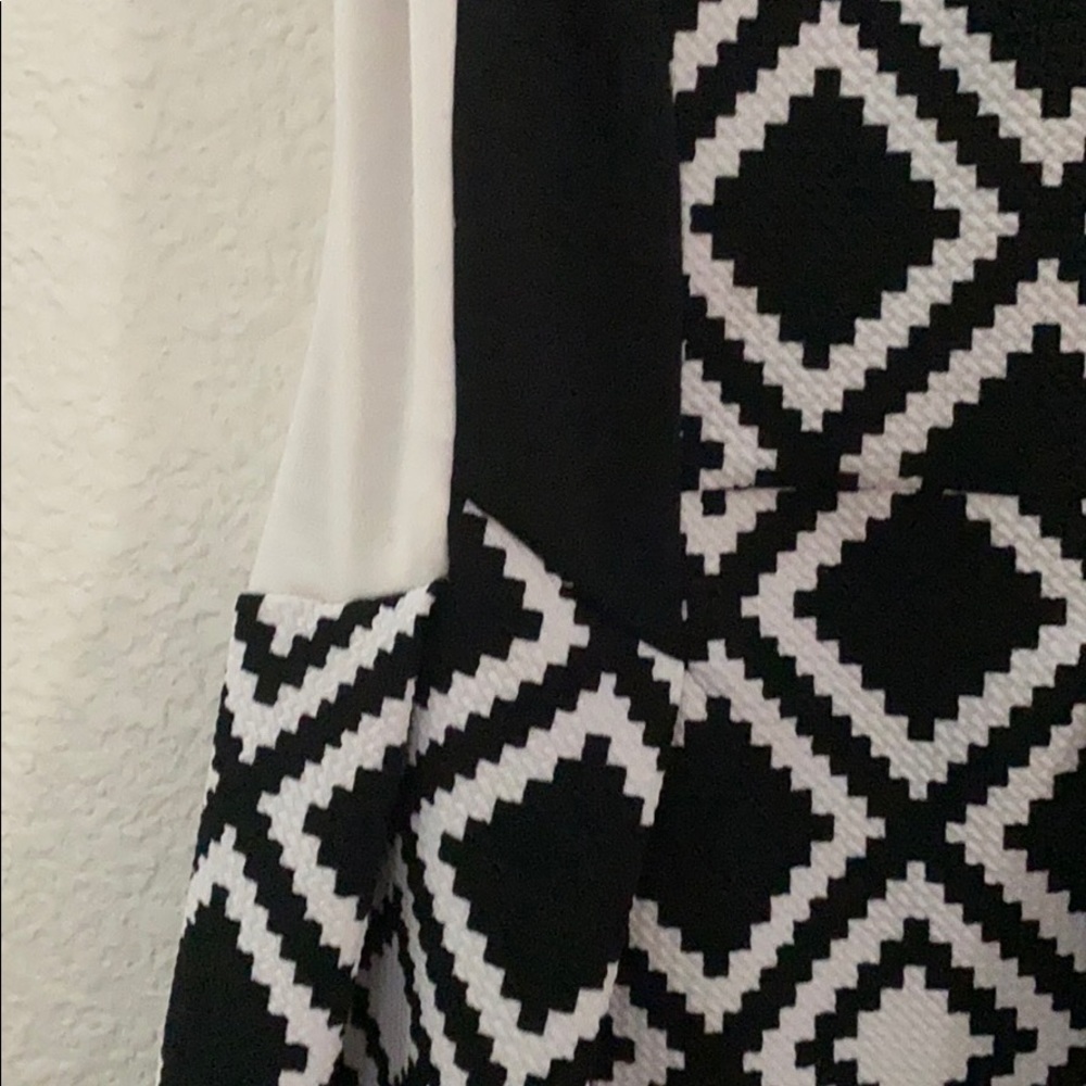 Girls Black & White Dress - Picture 2 of 5
